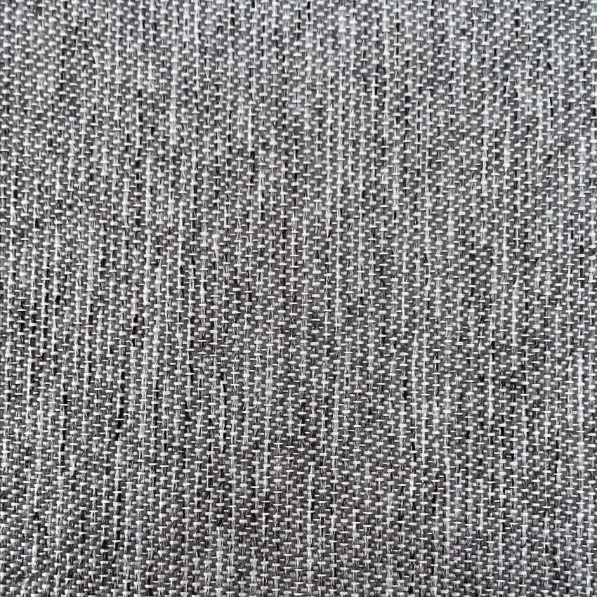 Hessian Grey Border Fabric